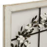 Wood Framed Wall Decor w/ Floral Image, 2 Styles